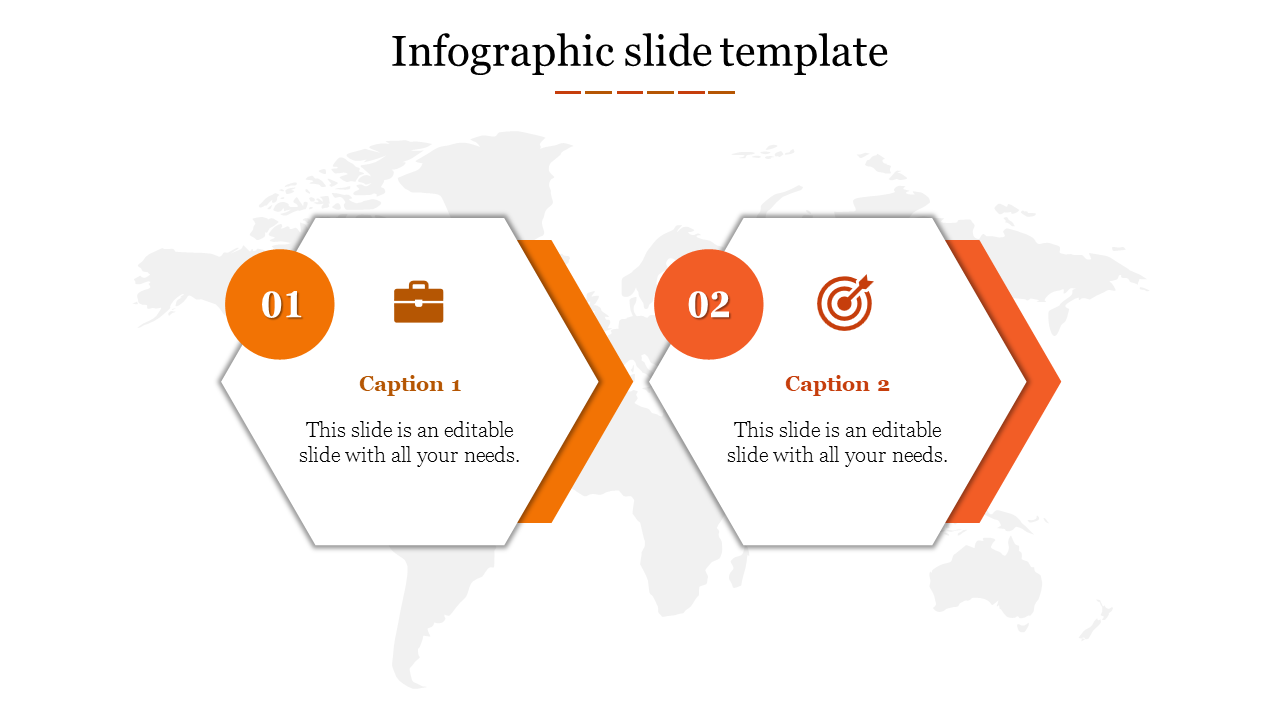 infographic slide template-2-Orange